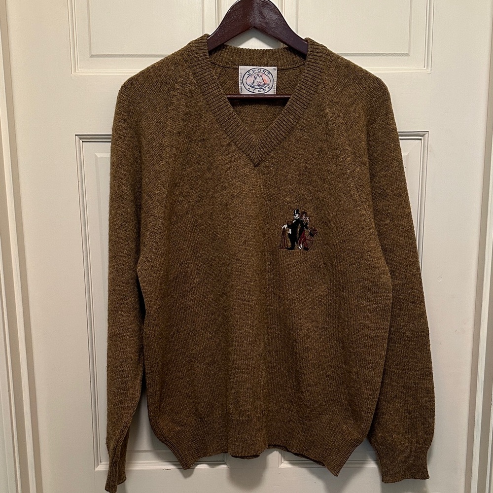 The Sport Ice Iceberg vintage Wool blend rare designer Golf Sweater / Italy 🇮🇹